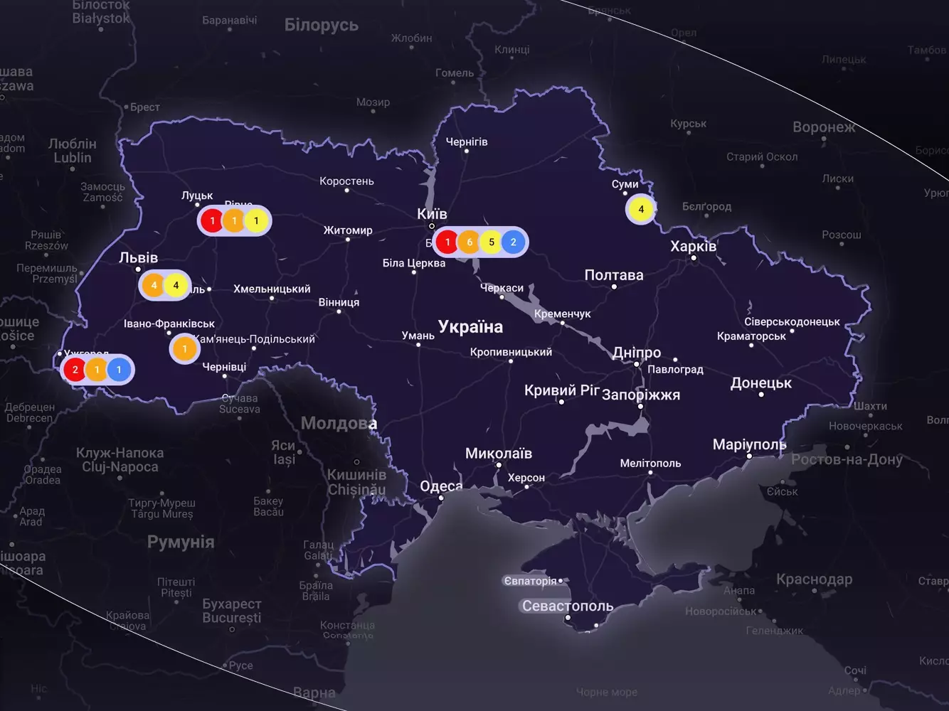 На сайті «Жінки в медіа» запрацювала інтерактивна карта онлайн-атак на журналісток