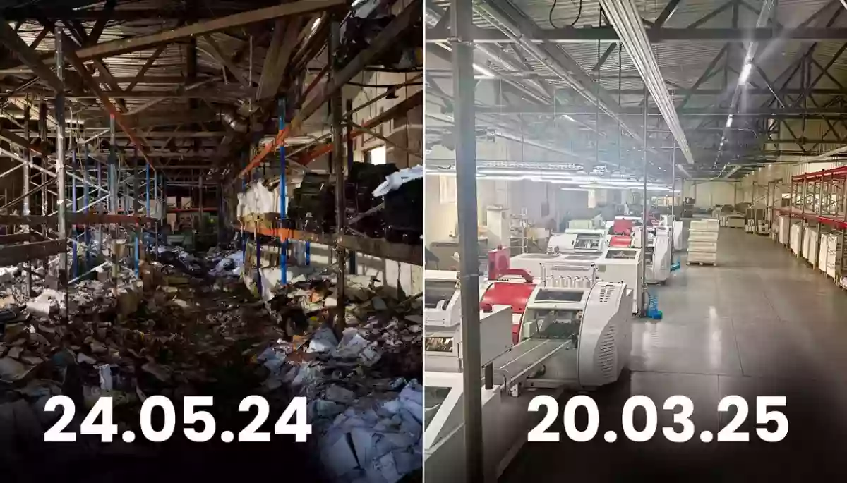 Друкарню «Фактор-Друк» у Харкові, в яку торік влучила російська ракета, відновили, — Юлія Свириденко