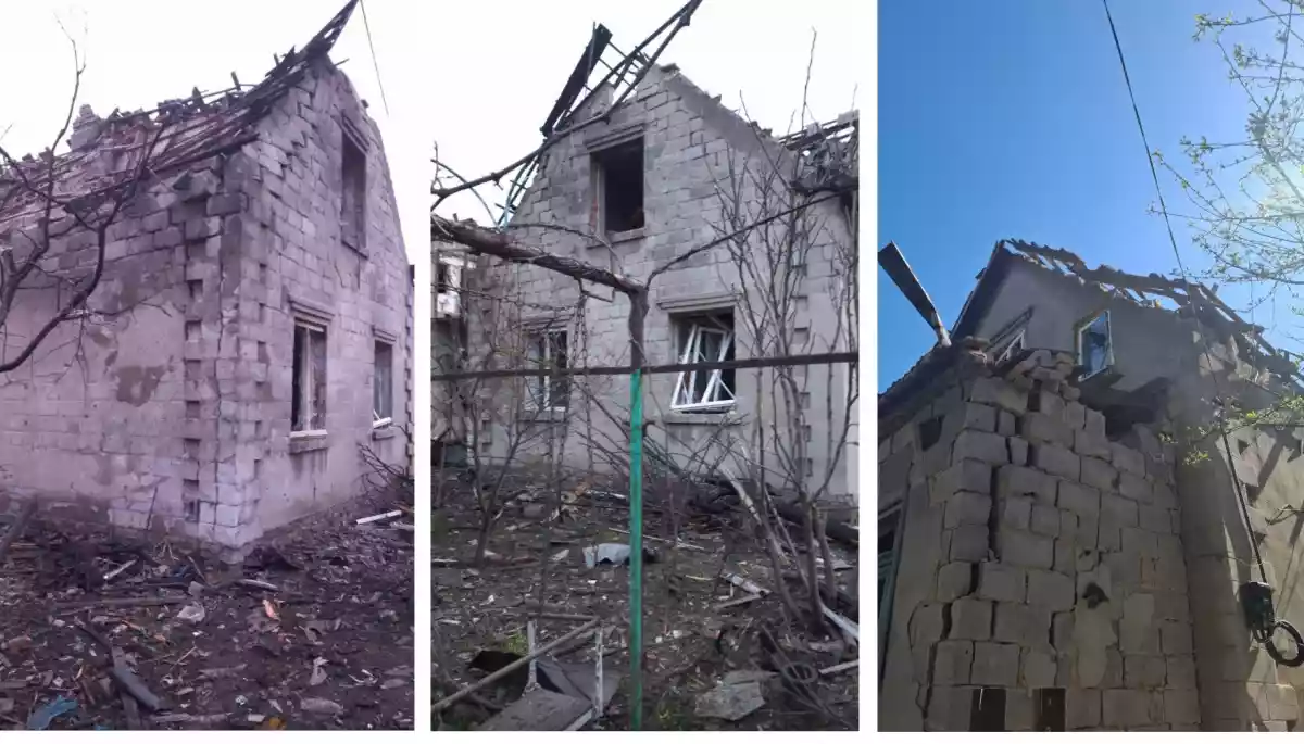 Будинок журналістки каналу Д-1 Ірини Дмитрієвої зруйнований внаслідок російської атаки по Дніпру