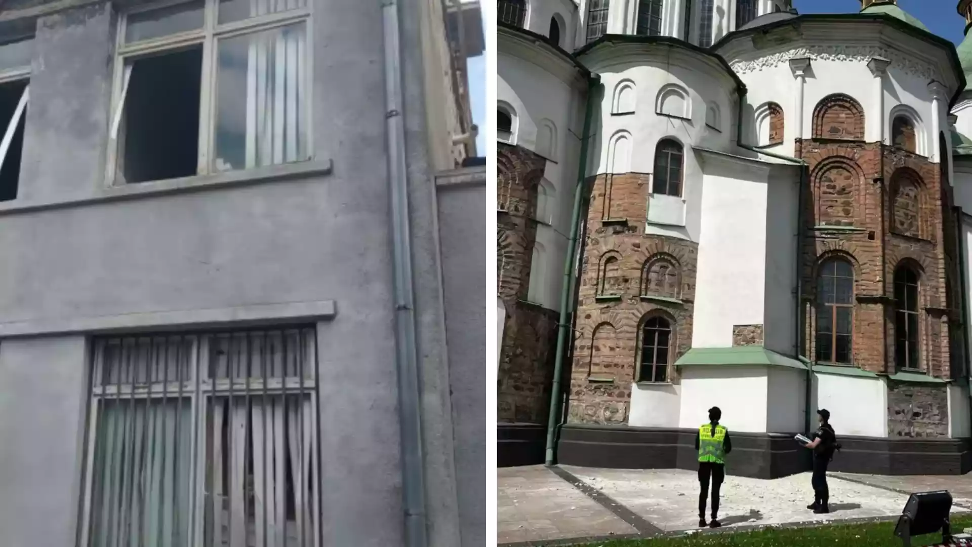 Софійський собор та Одеська кіностудія зазнали пошкоджень унаслідок російської атаки