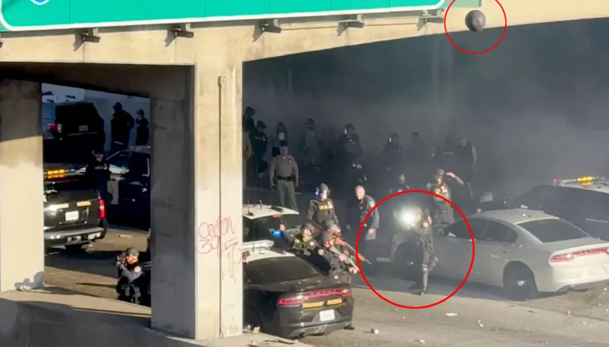 Фотографу New York Post поцілили в голову гумовою кулею на протестах у Лос-Анджелесі