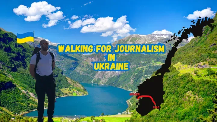 Журналіст з Норвегії пройде 450 км, щоб зібрати кошти на підтримку українських регіональних медійників