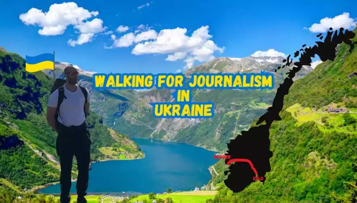 Журналіст з Норвегії пройде 450 км, щоб зібрати кошти на підтримку українських регіональних медійників