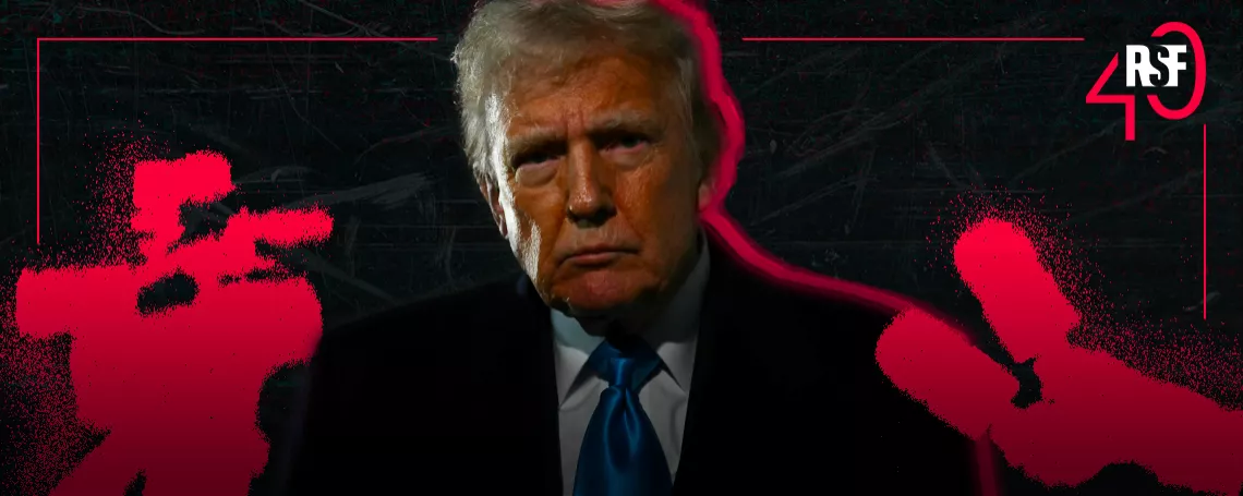 За пів року президентства Трамп став ключовою фігурою в глобальному політичному русі проти преси, — RSF