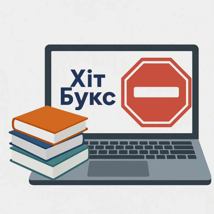 В Україні заблокували інтернет-магазин «Хіт Букс», який продавав книги з Росії та Білорусі