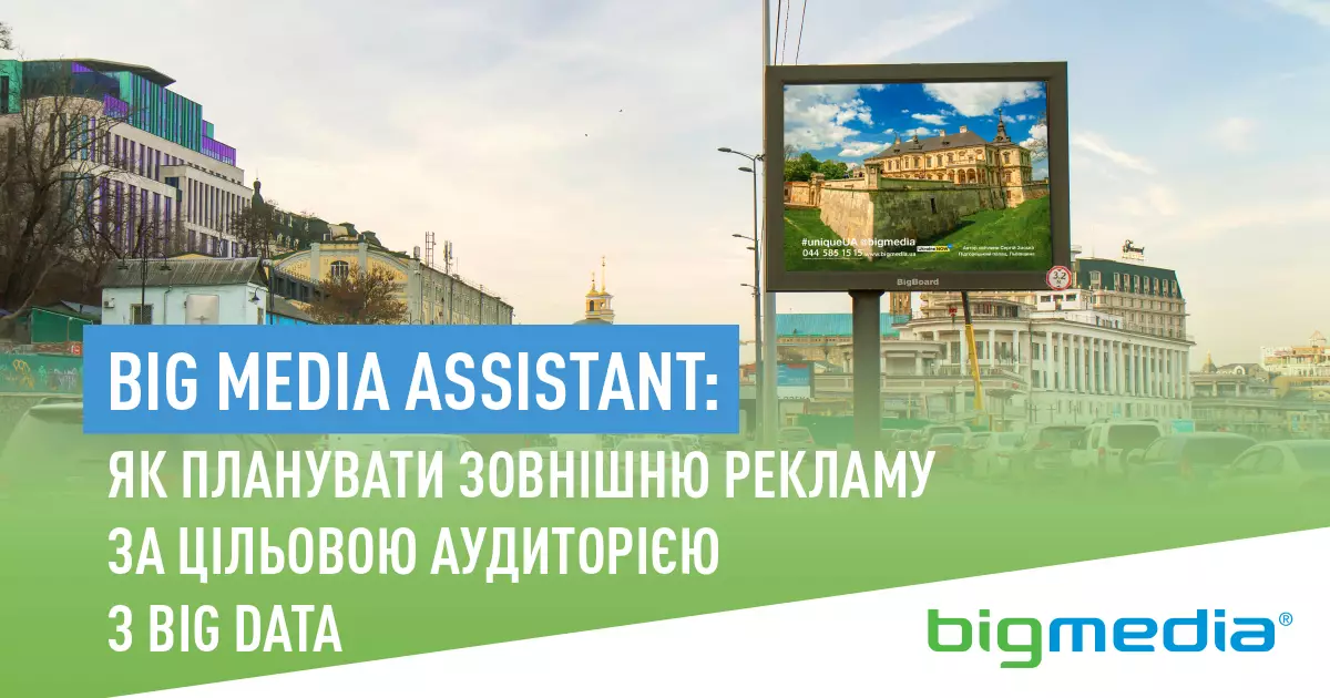 Big Media Assistant: як планувати зовнішню рекламу за цільовою аудиторією з Big Data