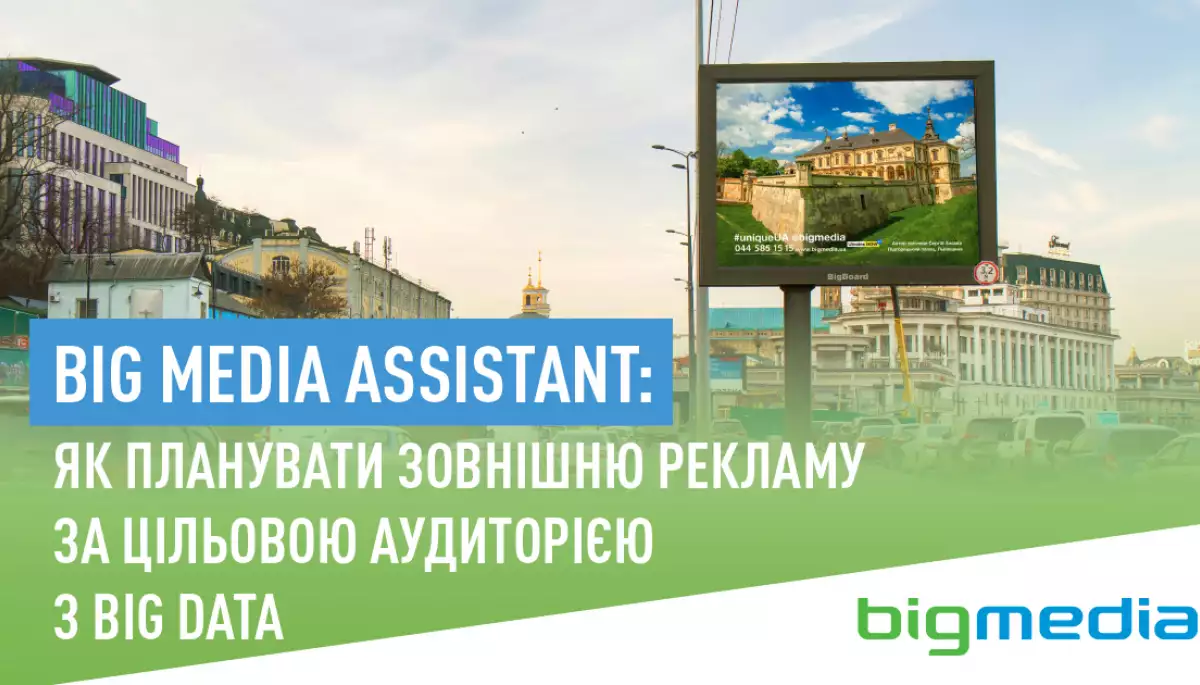 Big Media Assistant: як планувати зовнішню рекламу за цільовою аудиторією з Big Data