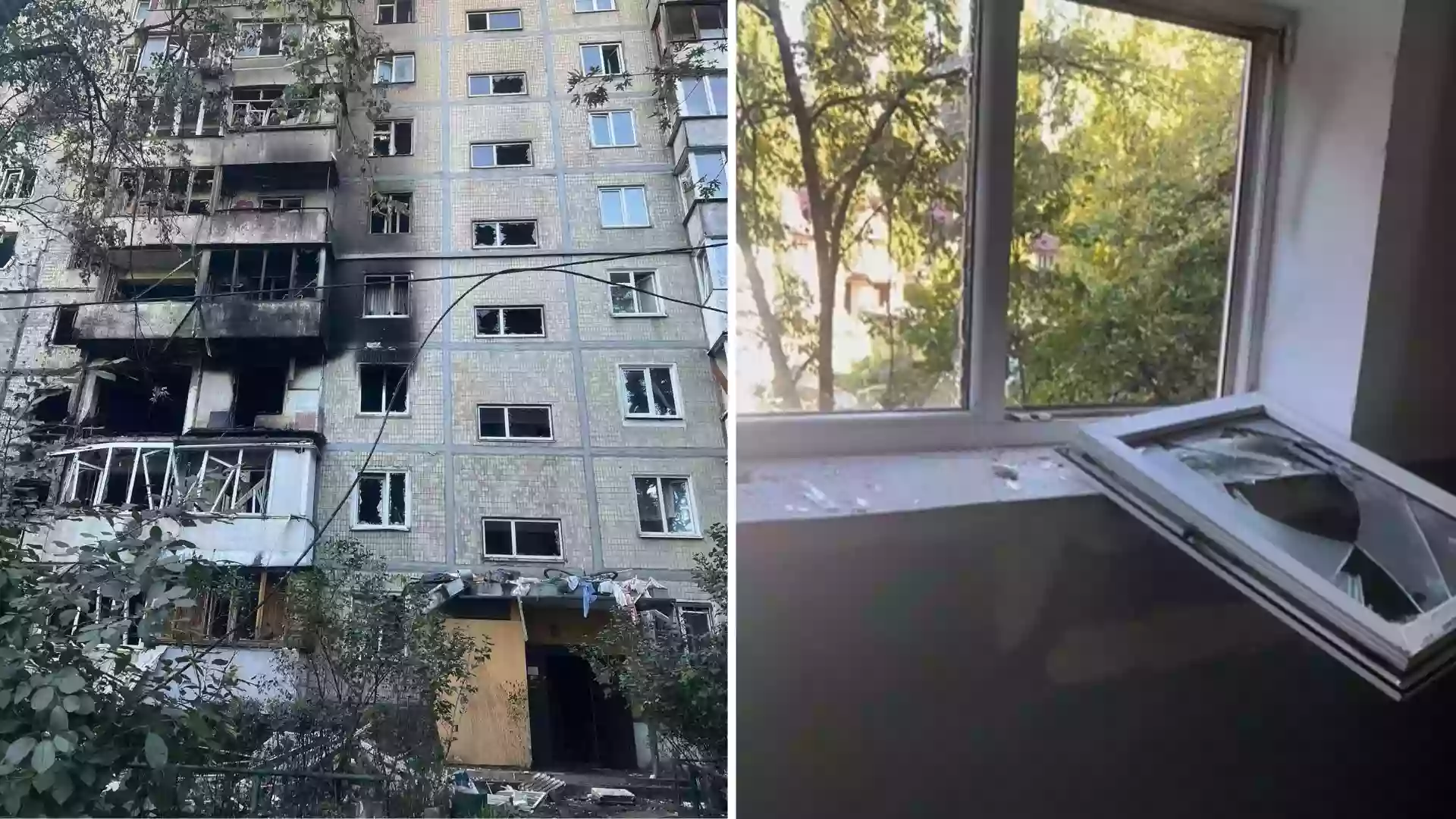 Унаслідок російської атаки на Київ зазнав пошкоджень будинок журналістки Юлії Бойко