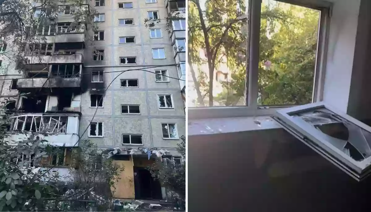 Унаслідок російської атаки на Київ зазнав пошкоджень будинок журналістки Юлії Бойко
