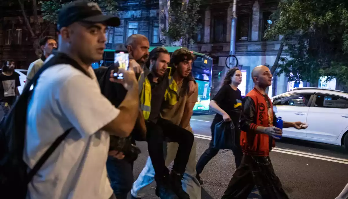 Кілька журналістів постраждали під час протестів у Грузії