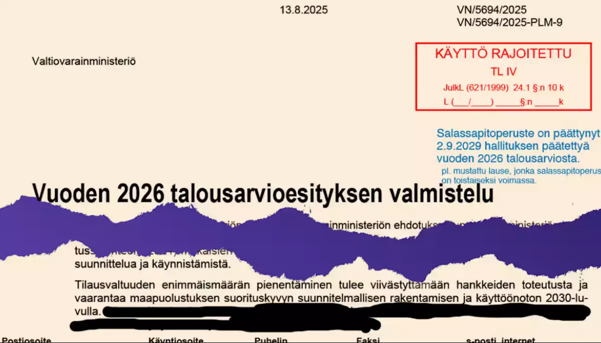 Міністерство оборони Фінляндії випадково розкрило журналістам секретну інформацію