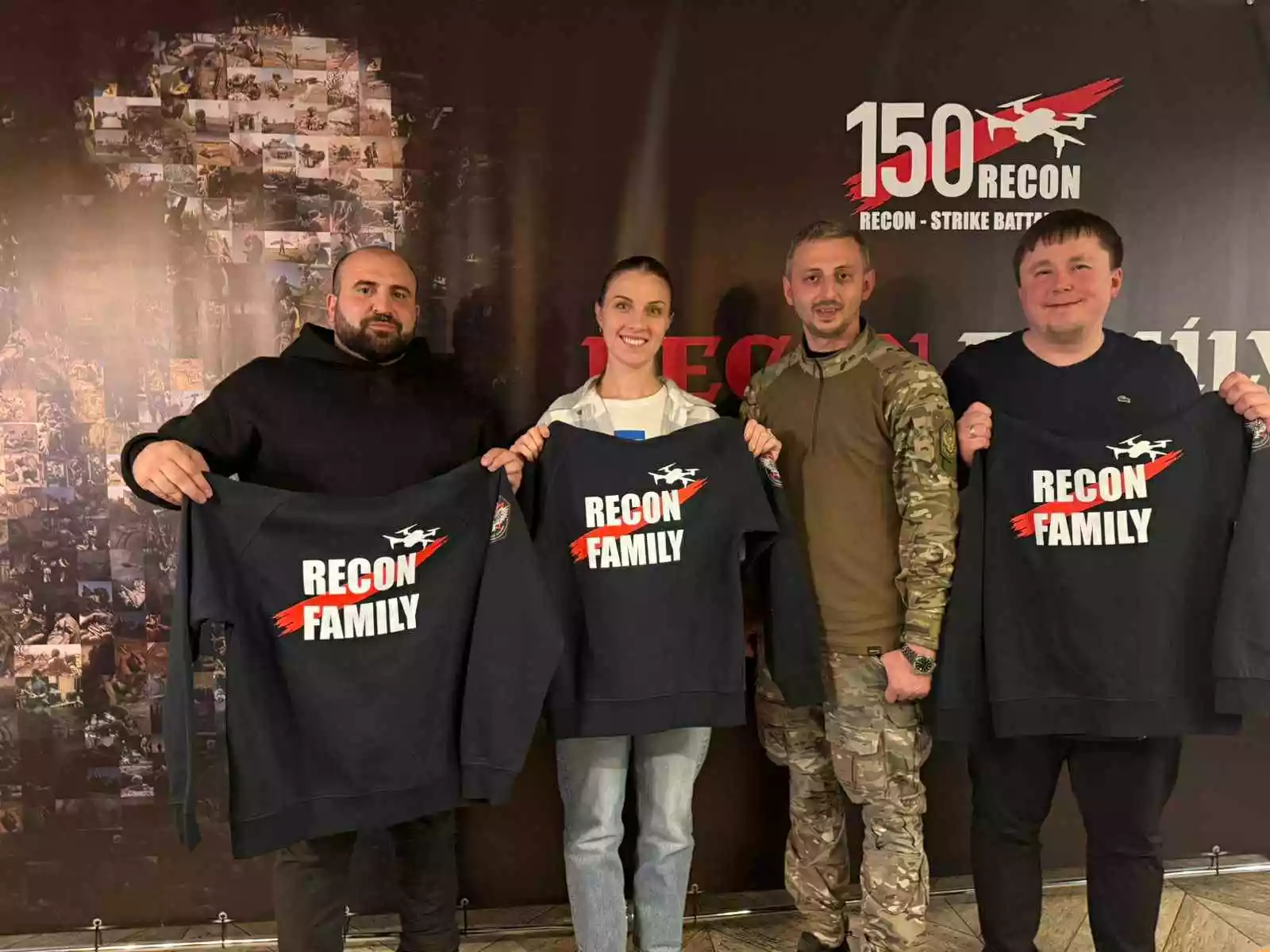 Ольга Харлан, Римма Зюбіна, Армен Гарибян та Юрій Богданов стали першими амбасадорами патронатної служби 150 ОРУБ