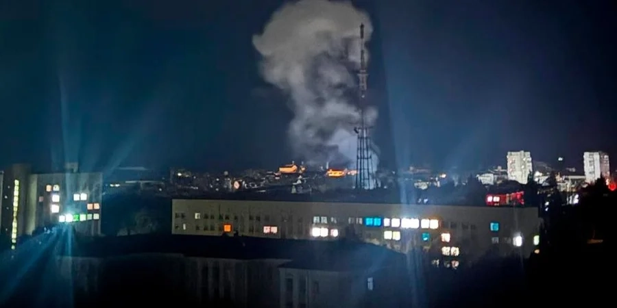 Телевежа в Чернігові зазнала пошкоджень унаслідок удару російських військ