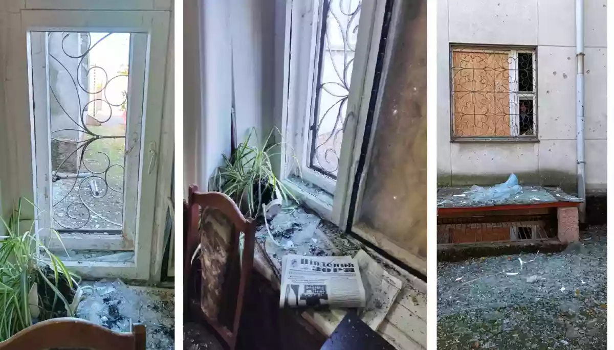 У Нікополі редакція газети «Південна зоря» зазнала пошкоджень через атаку російського дрона