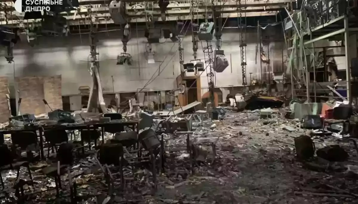 «Репортери без кордонів» вважають російську атаку на «Суспільне Дніпро» і телевежу воєнним злочином