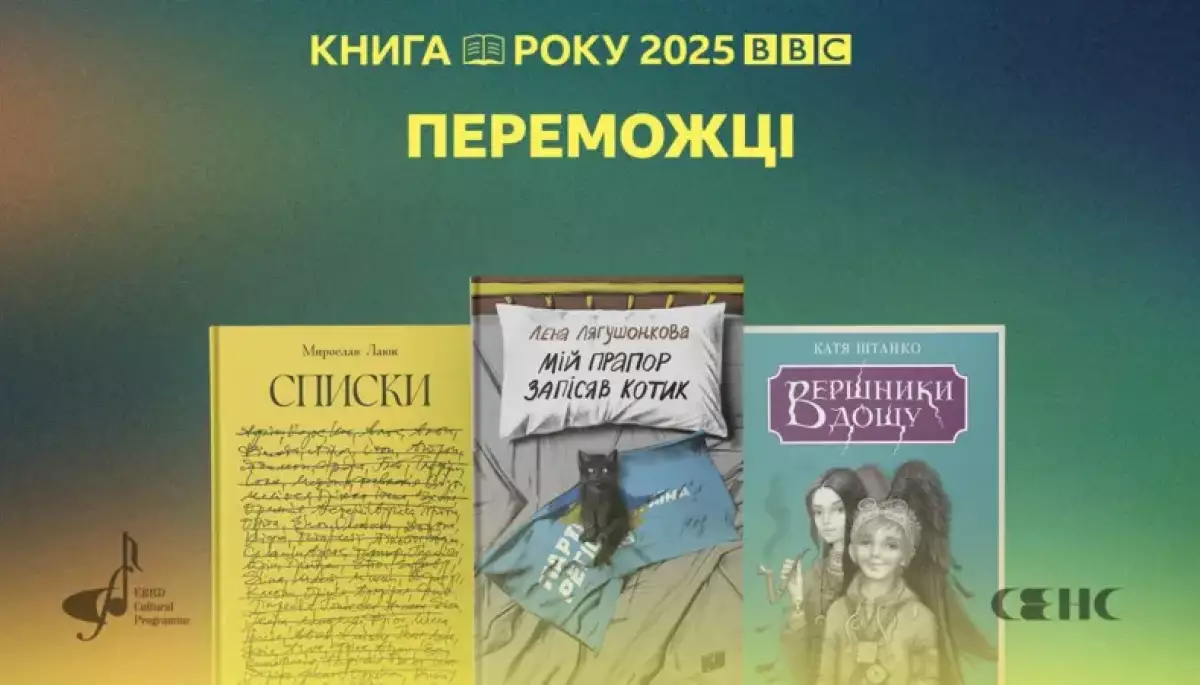«BBC News Україна» оголосила переможців премії «Книга року BBC-2025»