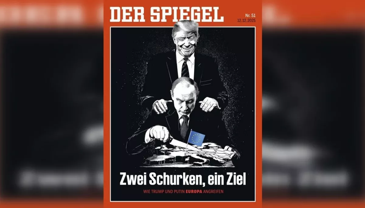 На обкладинці Der Spiegel зобразили Трампа та Путіна з підписом «Два лиходії, одна мета»