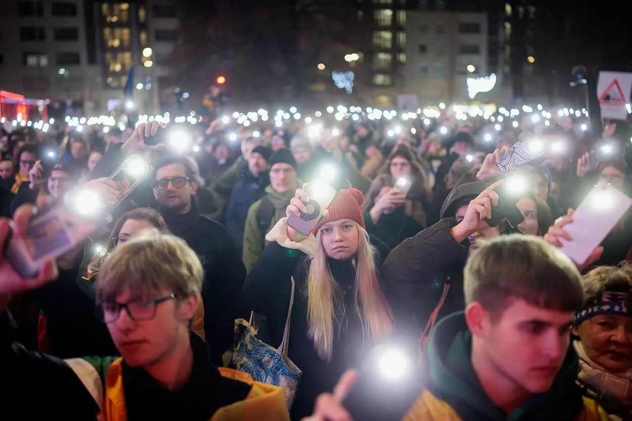 У Литві поновився протест проти нових поправок щодо суспільного мовника LRT