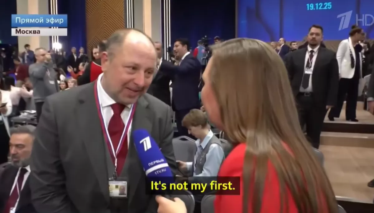 Пропагандиста «Россия 1» видали за британського кореспондента BBC під час прямої лінії з Путіним