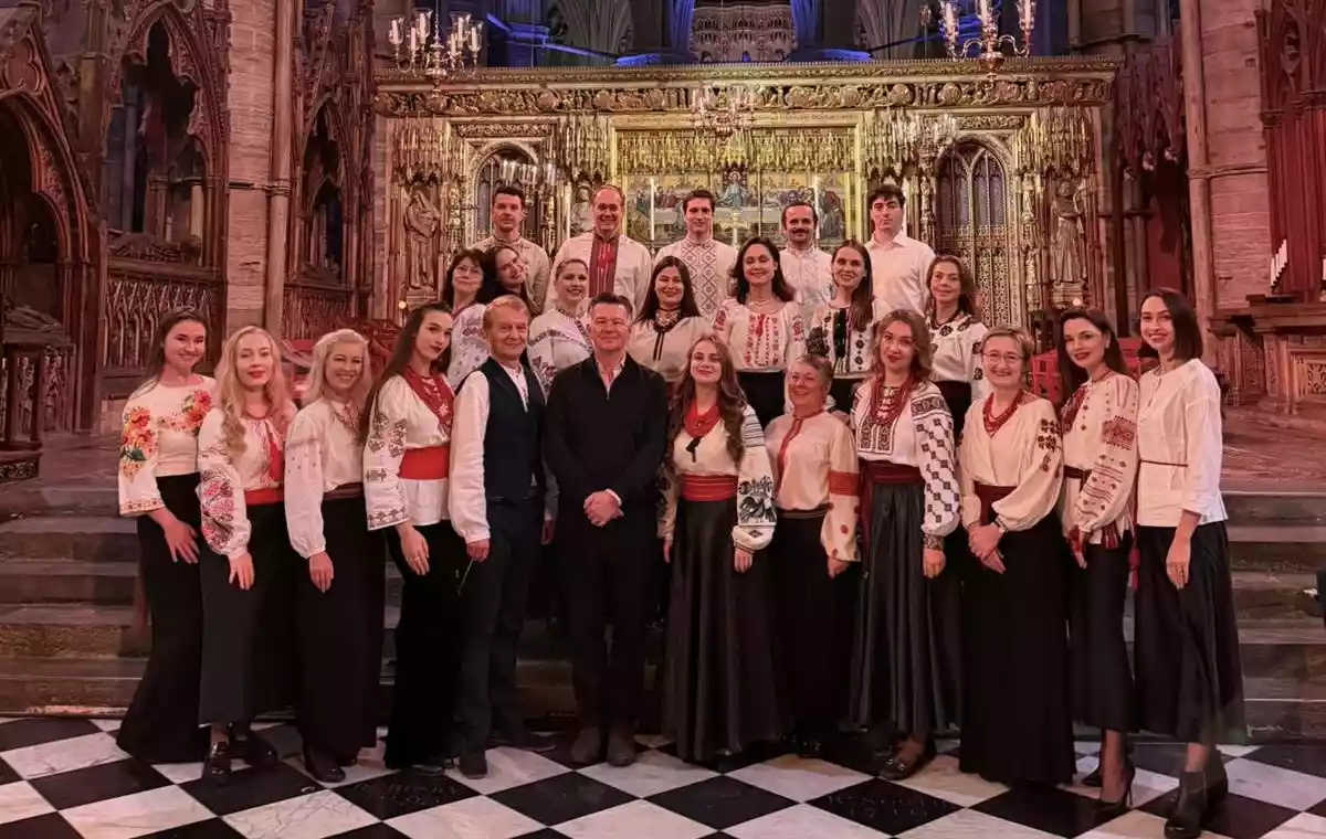 Український хор заспівав у різдвяному зверненні короля Чарльза III