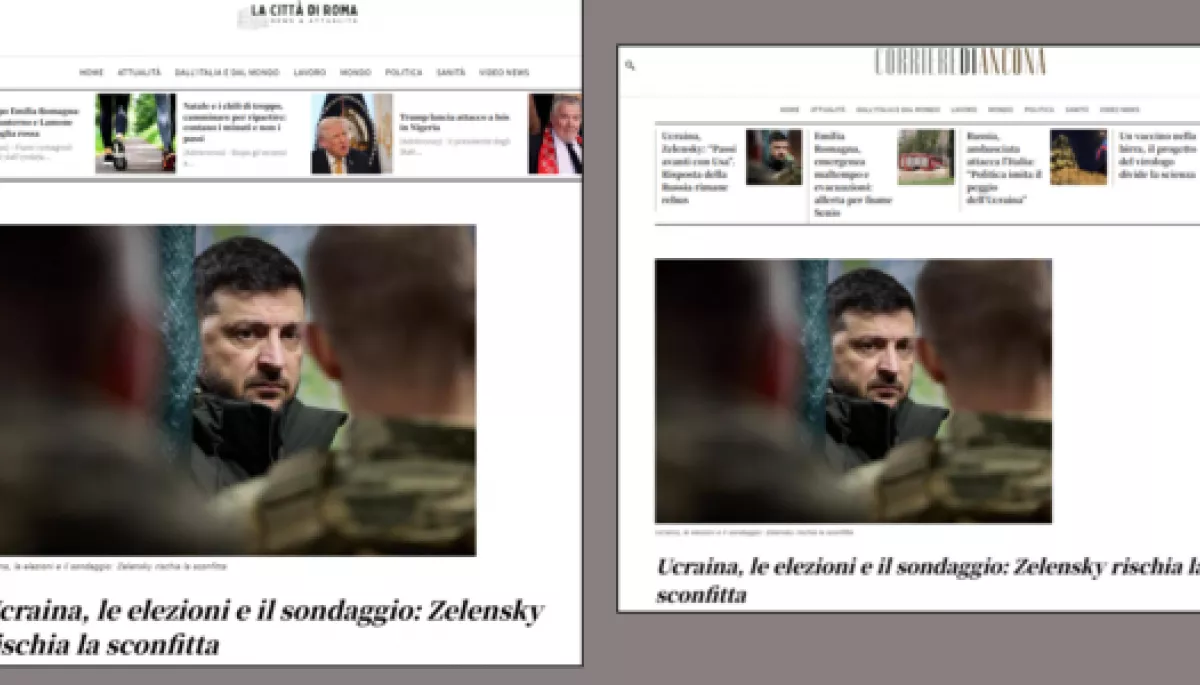 90 сайтів в інфопросторі Італії синхронно поширили матеріали, спрямовані на погіршення ставлення до України, — Центр страткому