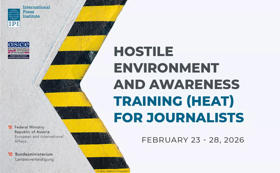 До 23 січня IPI приймає заявки на тижневий тренінг із безпеки та роботи у ворожому середовищі