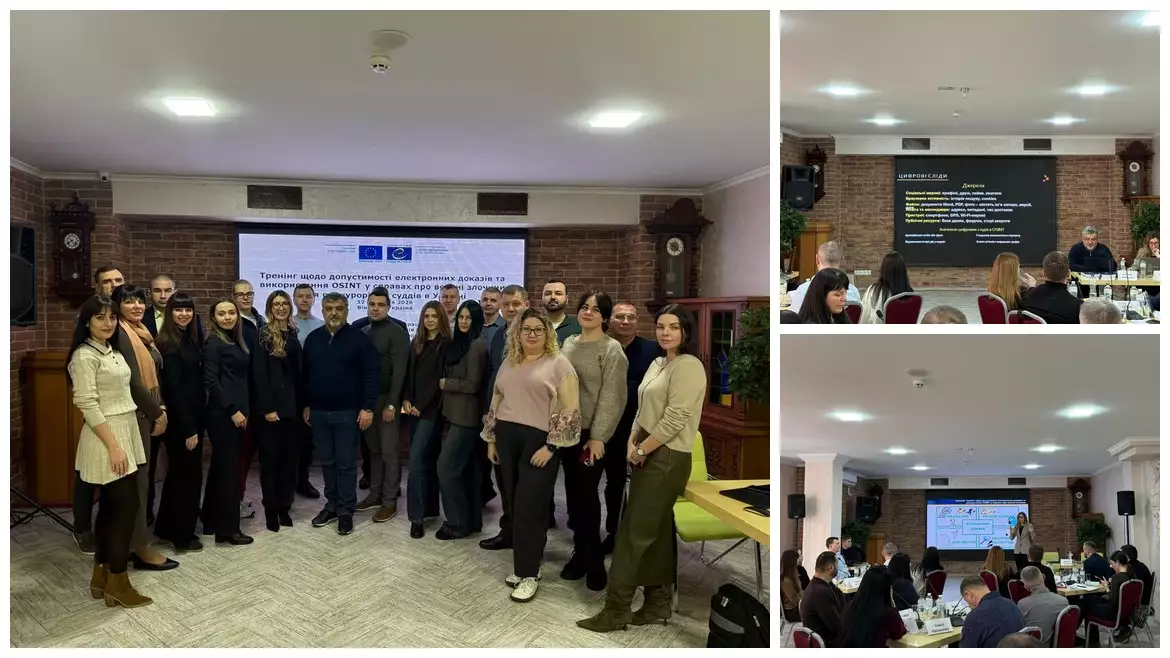 Рада Європи оголошує набір учасників на практичний тренінг з використання OSINT у пошуку та фіксації електронних доказів воєнних злочинів