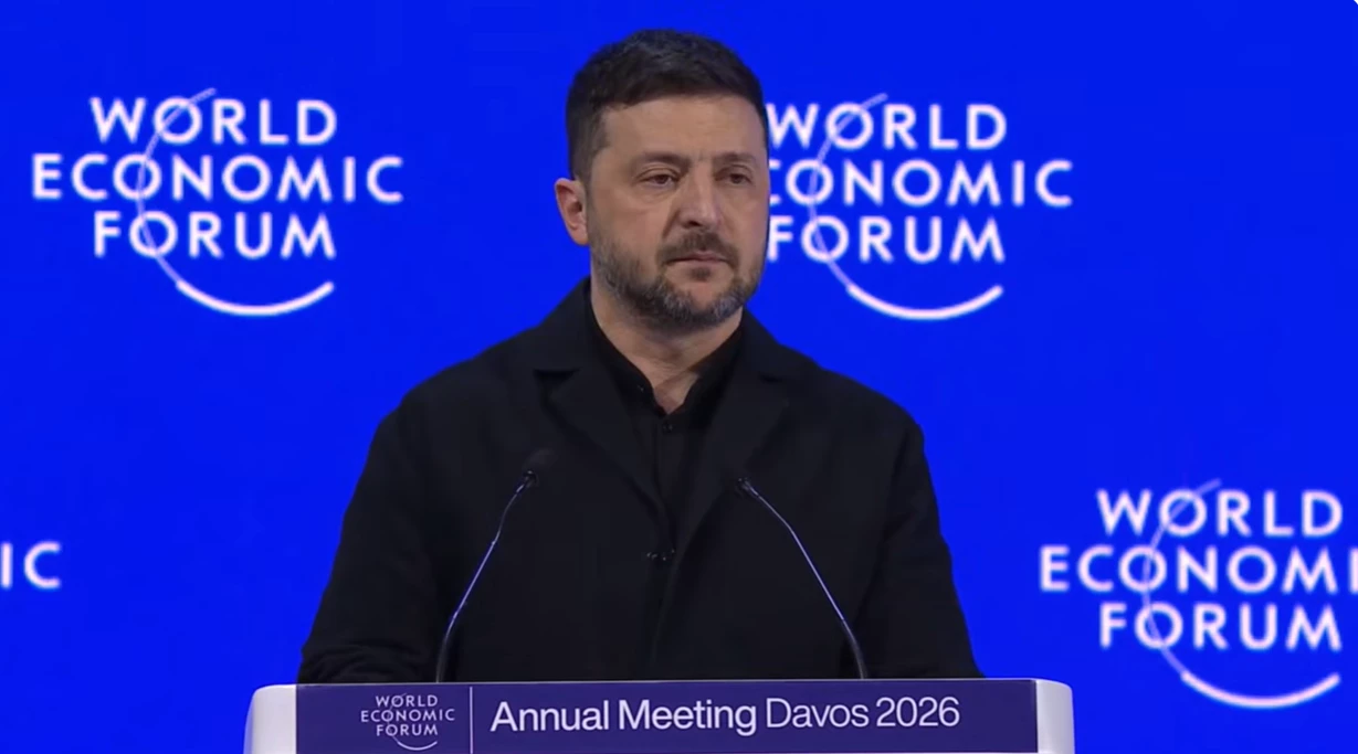 Зеленський у Давосі: &laquo;Росія намагається загнати українців у холодну смерть&raquo;
