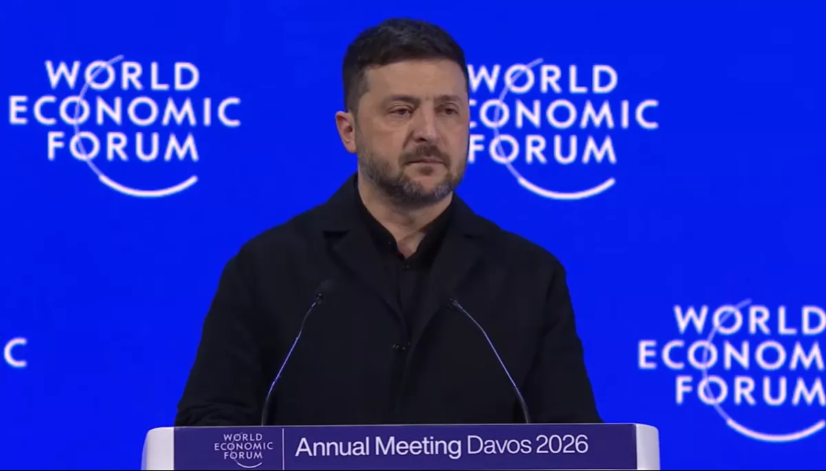 Зеленський у Давосі: &laquo;Росія намагається загнати українців у холодну смерть&raquo;