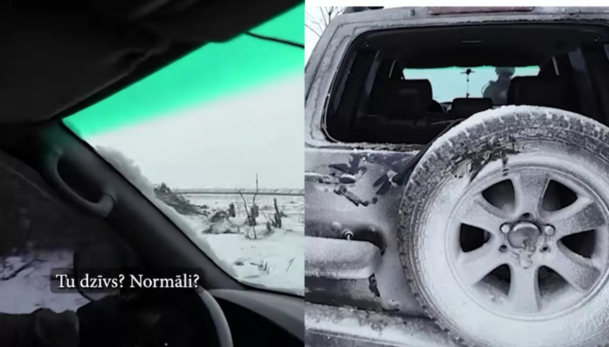 Журналісти латвійського LSM в Україні потрапили під атаку російського дрону