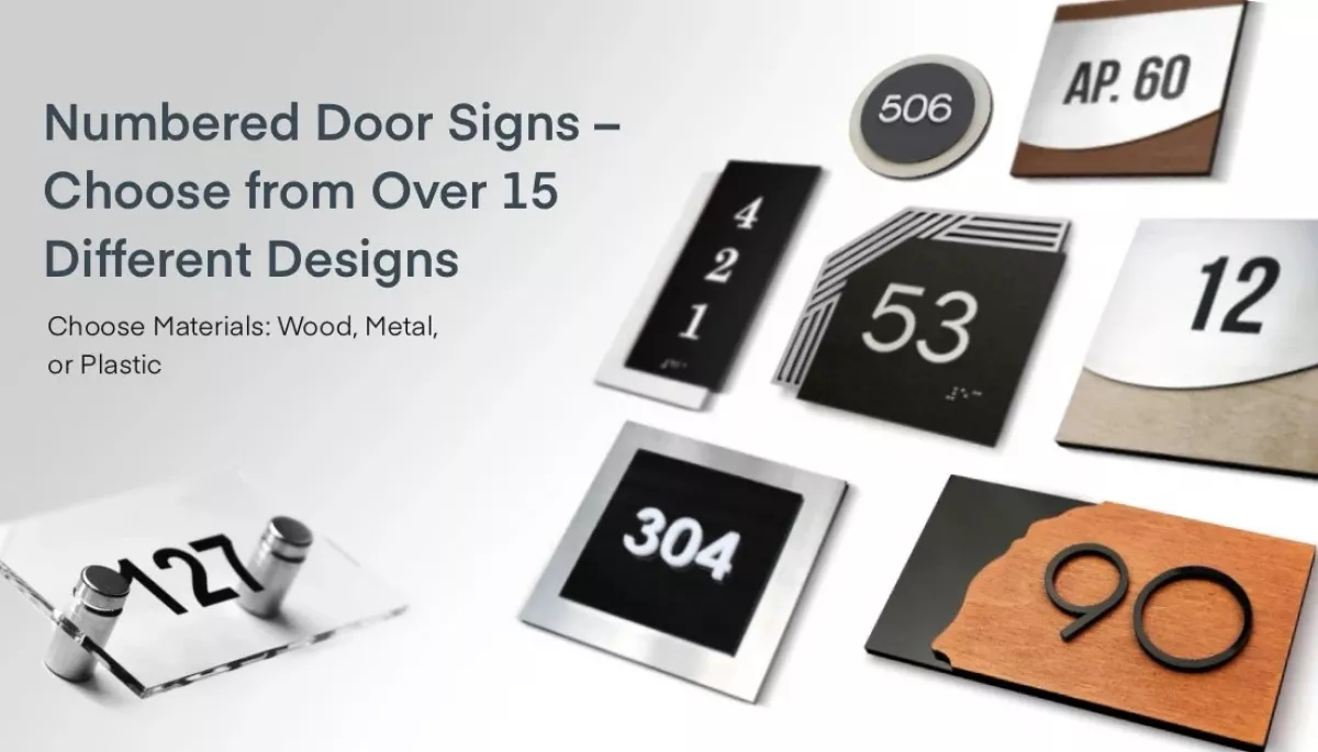Номерки на двері як базовий елемент зрозумілого простору Номерки на двері як базовий елемент зрозумілого простору
