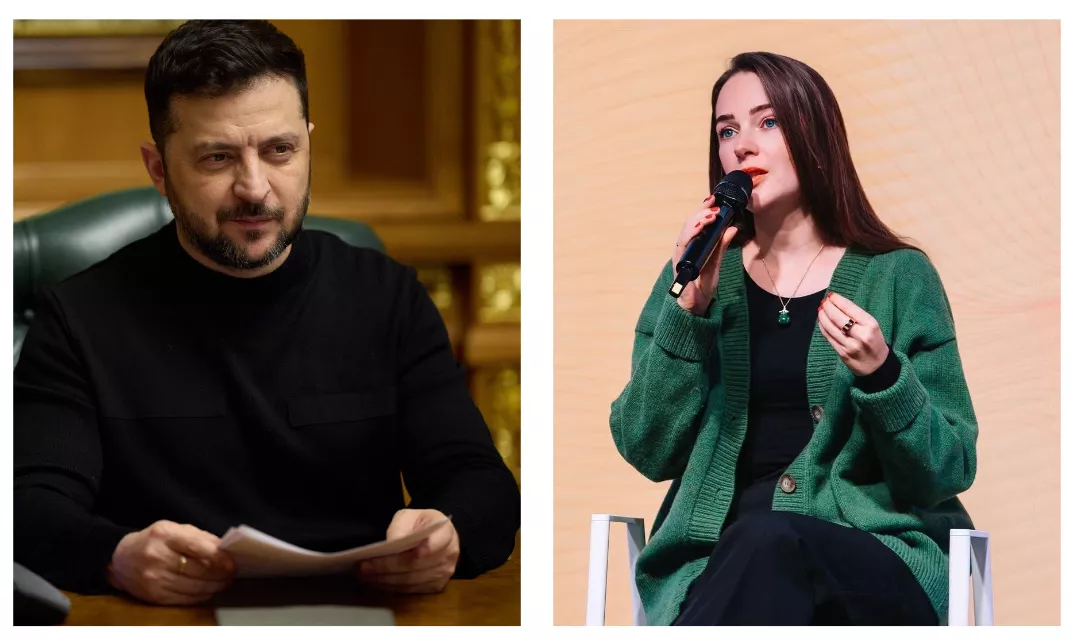 Володимир Зеленський та Олександра Матвійчук стали лавреатами Європейського ордена за заслуги