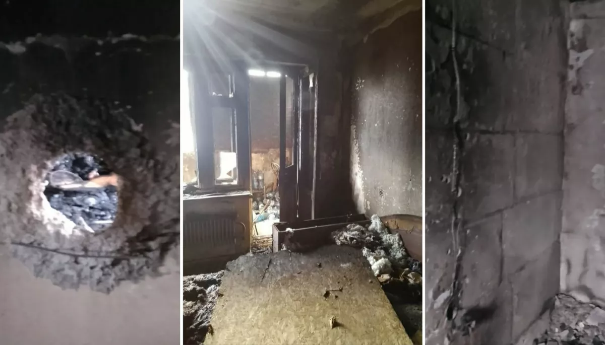 Російський БпЛА влучив у будинок воєнкора, а нині військового Артема Лагутенка у Запоріжжі