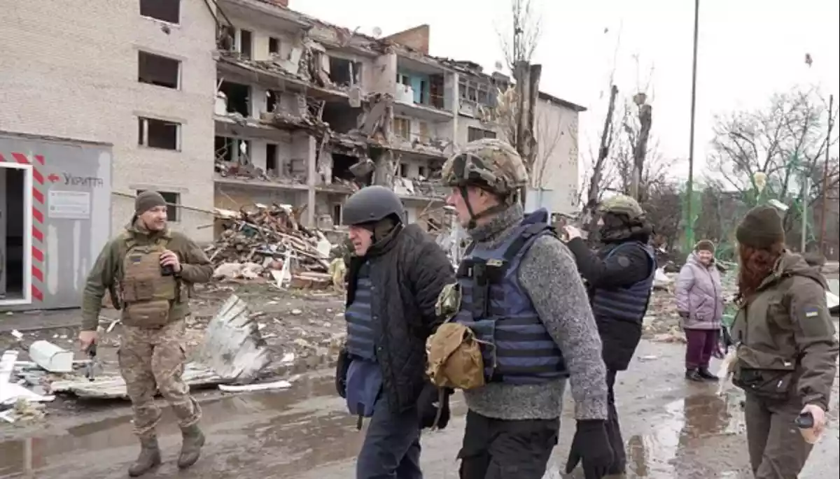 Борис Джонсон написав статтю про свою поїздку на Запорізький напрямок й анонсував документальний фільм