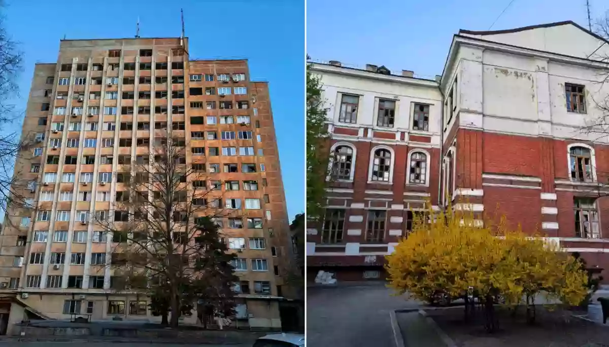 Унаслідок російської атаки на Дніпро зазнали пошкоджень два університети