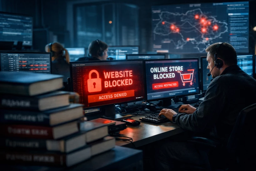 В Україні заблокували 6 інтернет-магазинів, які розповсюджували книги з Росії