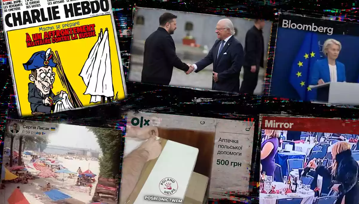 Фейкова обкладинка Charlie Hebdo та підроблений Bloomberg про зняття санкцій з Росії: огляд фейків за 22&mdash;28 квітня 2026 року