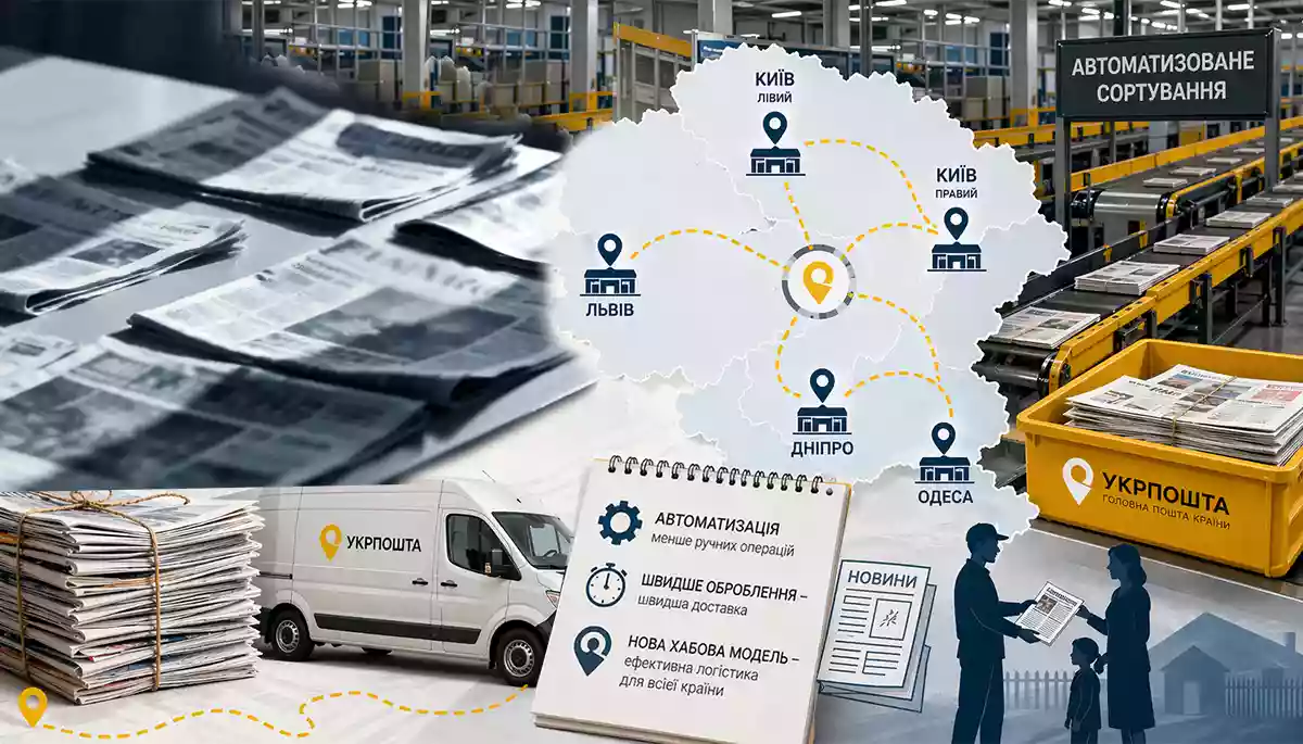 &laquo;Укрпошта&raquo; переходить на нову модель сортування друкованих медіа. Що змінюється для видавців