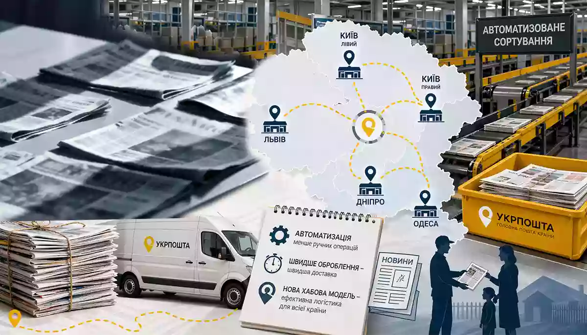 &laquo;Укрпошта&raquo; переходить на нову модель сортування друкованих медіа. Що змінюється для видавців