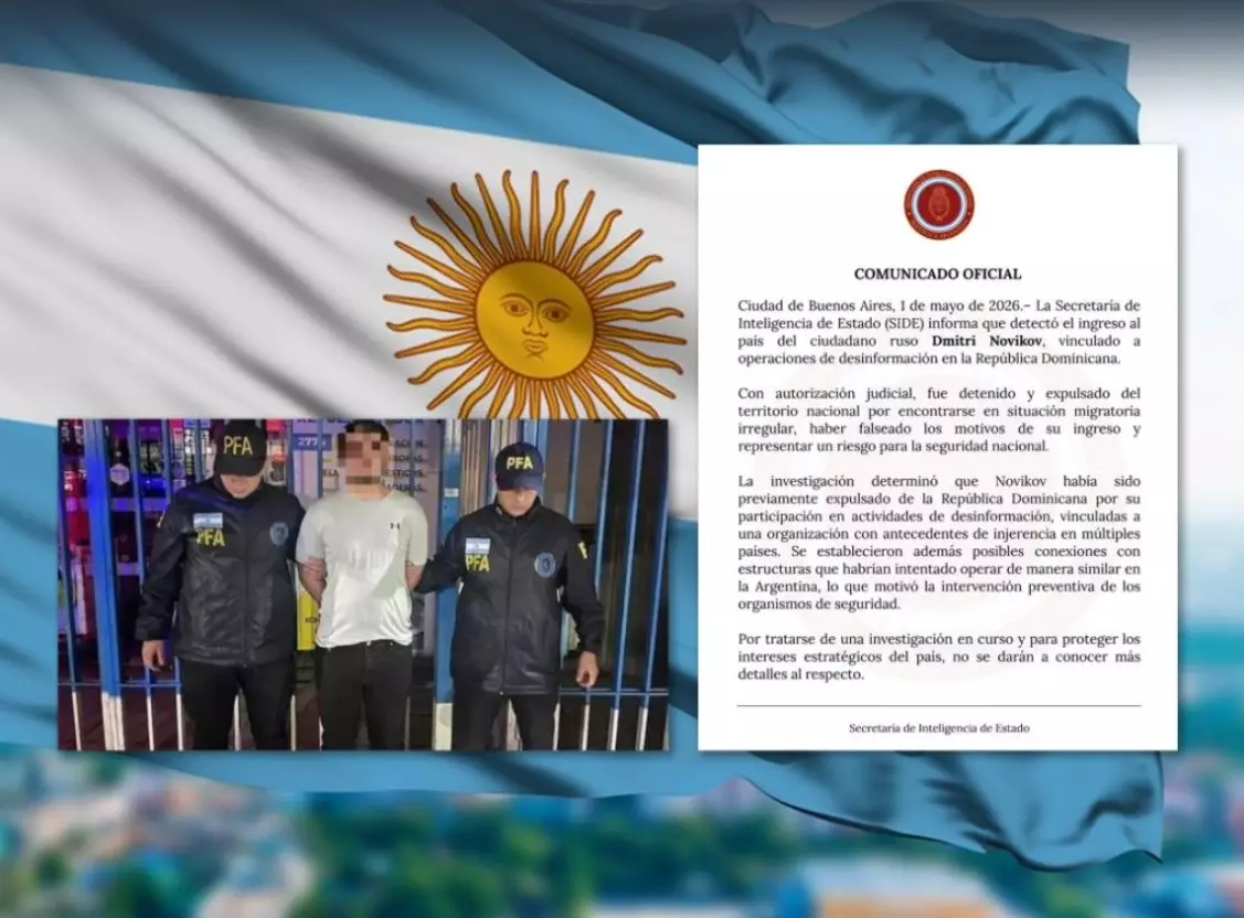 В Аргентині затримали куратора російської дезінформаційної мережі Дмитра Новікова