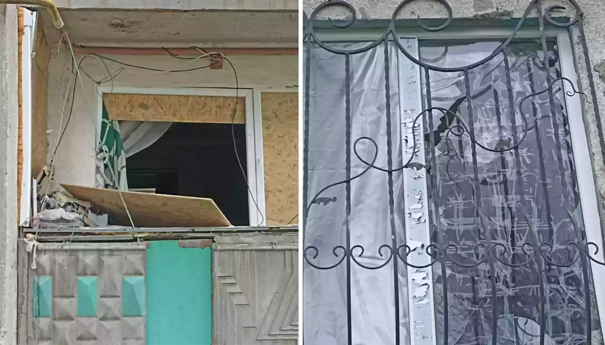 Квартира журналіста Андрія Гриня вчергове зазнала пошкоджень через російську атаку на Краматорськ