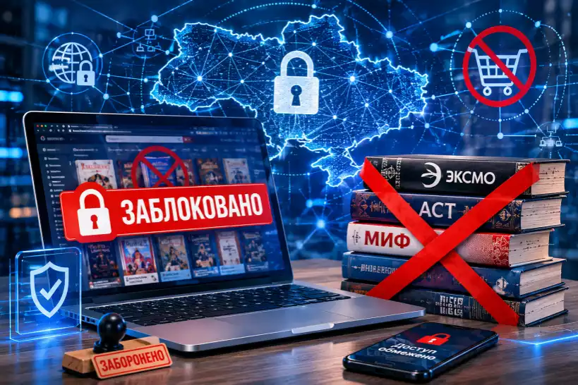 В Україні заблокували 5 інтернет-магазинів, які розповсюджували книжки з Росії
