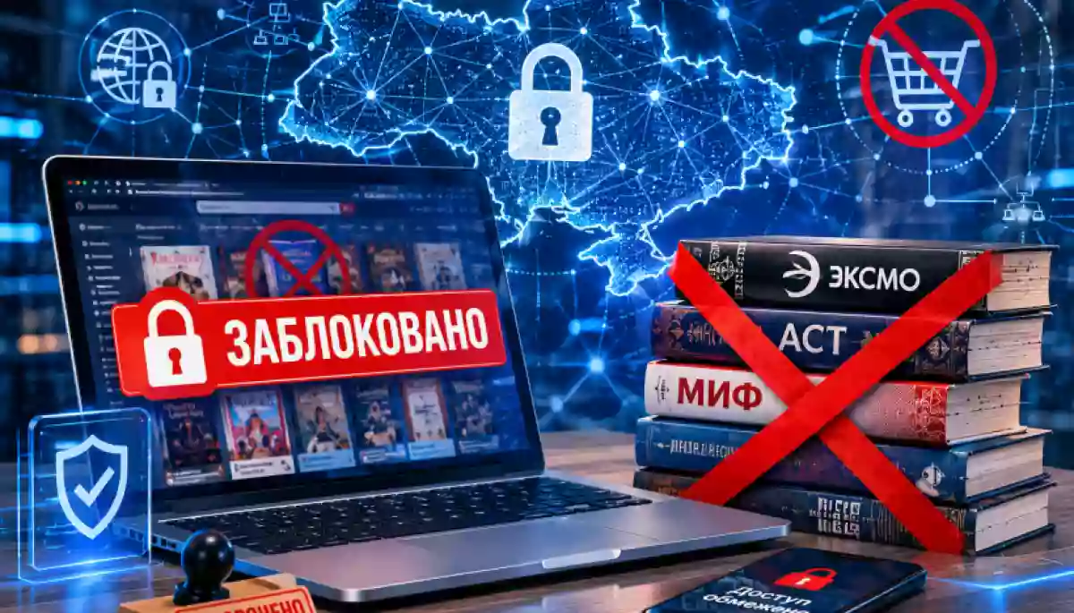 В Україні заблокували 5 інтернет-магазинів, які розповсюджували книжки з Росії
