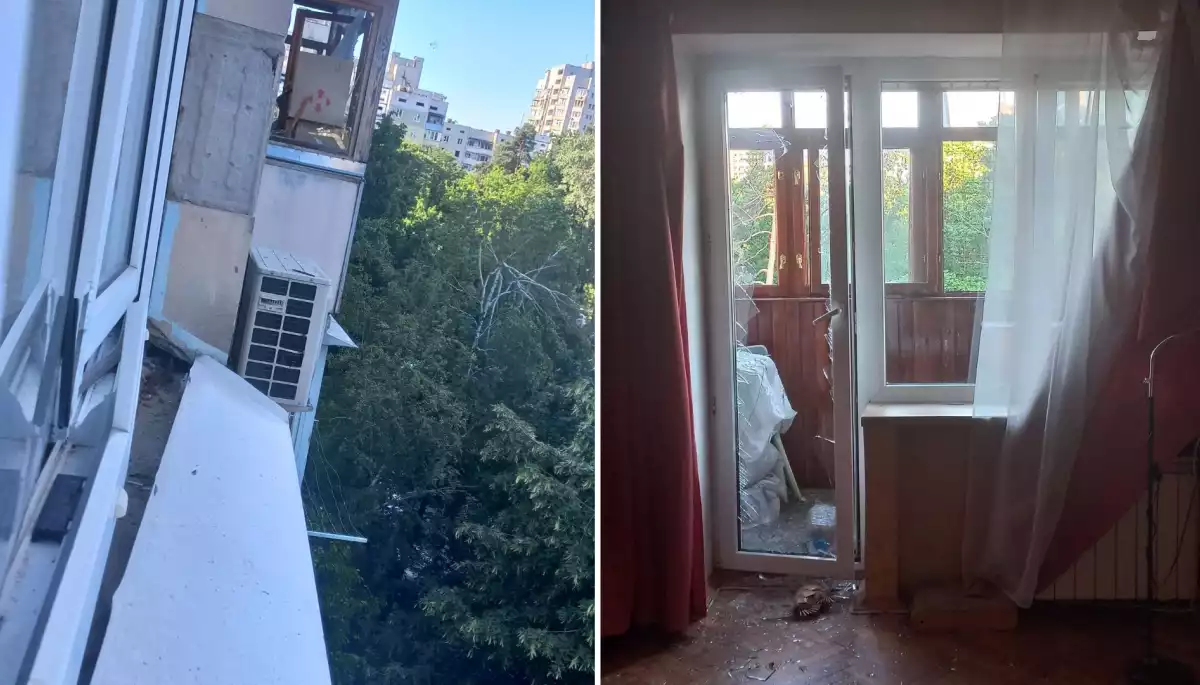 Унаслідок російського обстрілу Києва постраждала квартира журналістки Надії Оненко