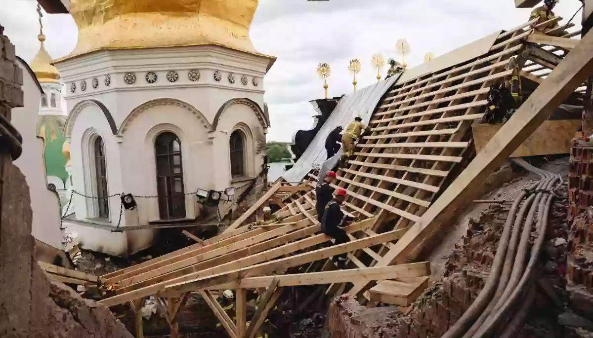 Києво-Печерська лавра частково відновила роботу після російського обстрілу