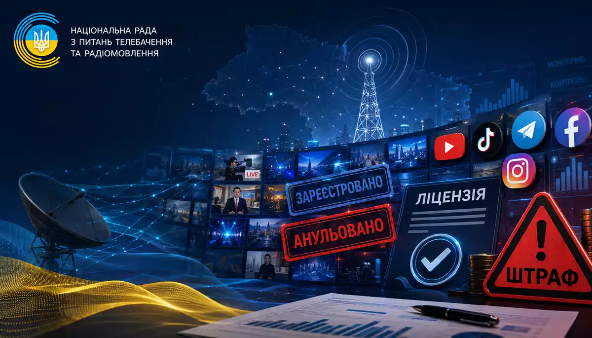 Нацрада у першому півріччі 2026-го: зміни підходу до реєстрацій, конкурси, штрафи й анулювання ліцензій