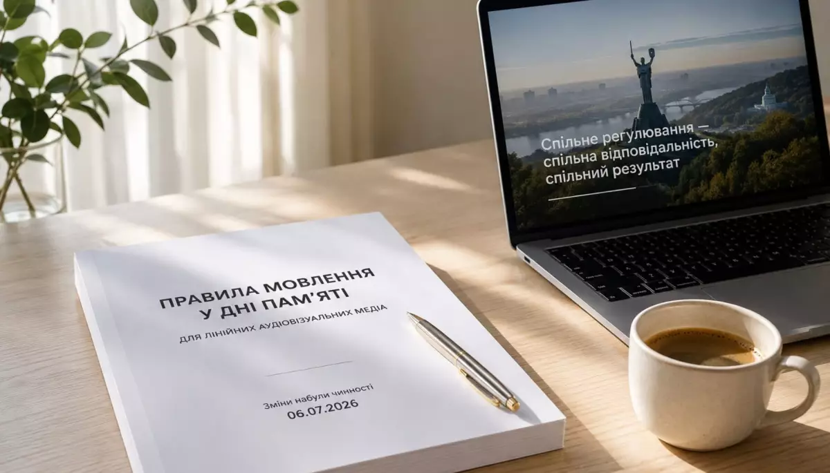 Набули чинності оновлені Правила мовлення у дні памʼяті для лінійних аудіовізуальних медіа