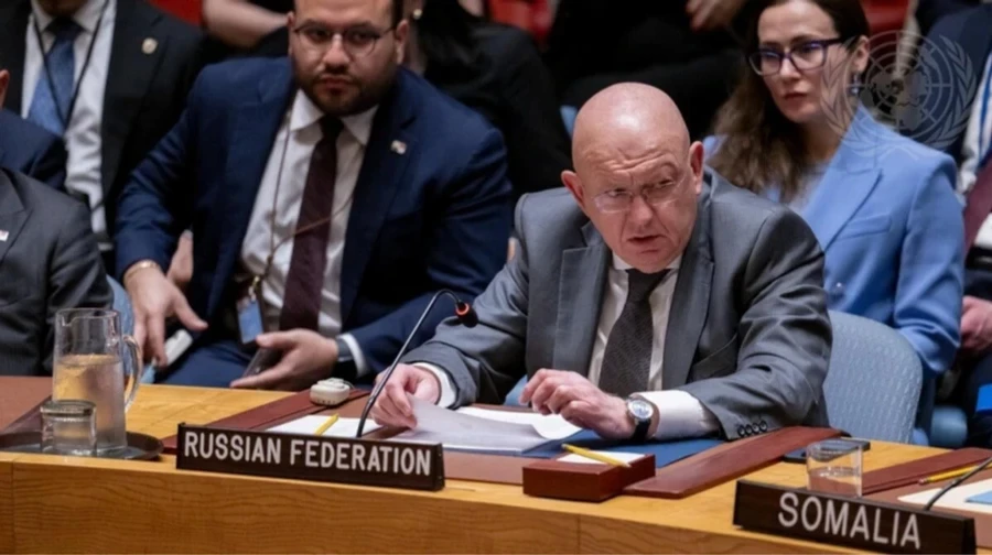 Небензя в Радбезі ООН поскаржився на санкції України проти авторів &laquo;Маші та Ведмедя&raquo;
