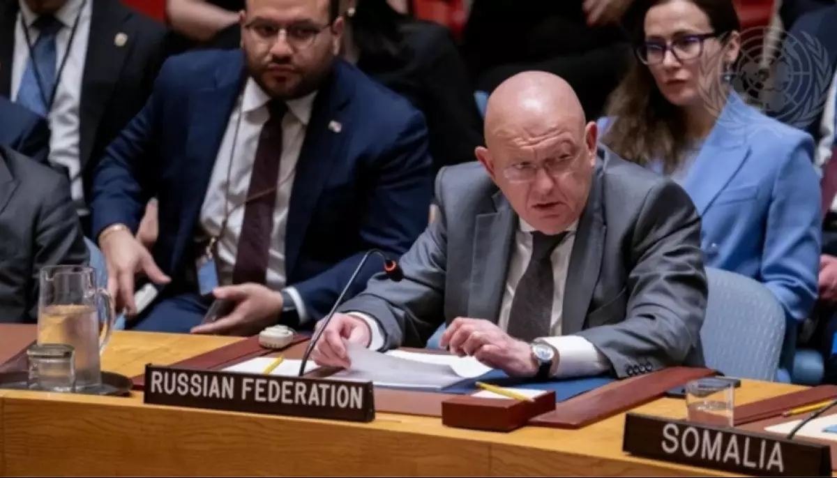 Небензя в Радбезі ООН поскаржився на санкції України проти авторів &laquo;Маші і Ведмедя&raquo;