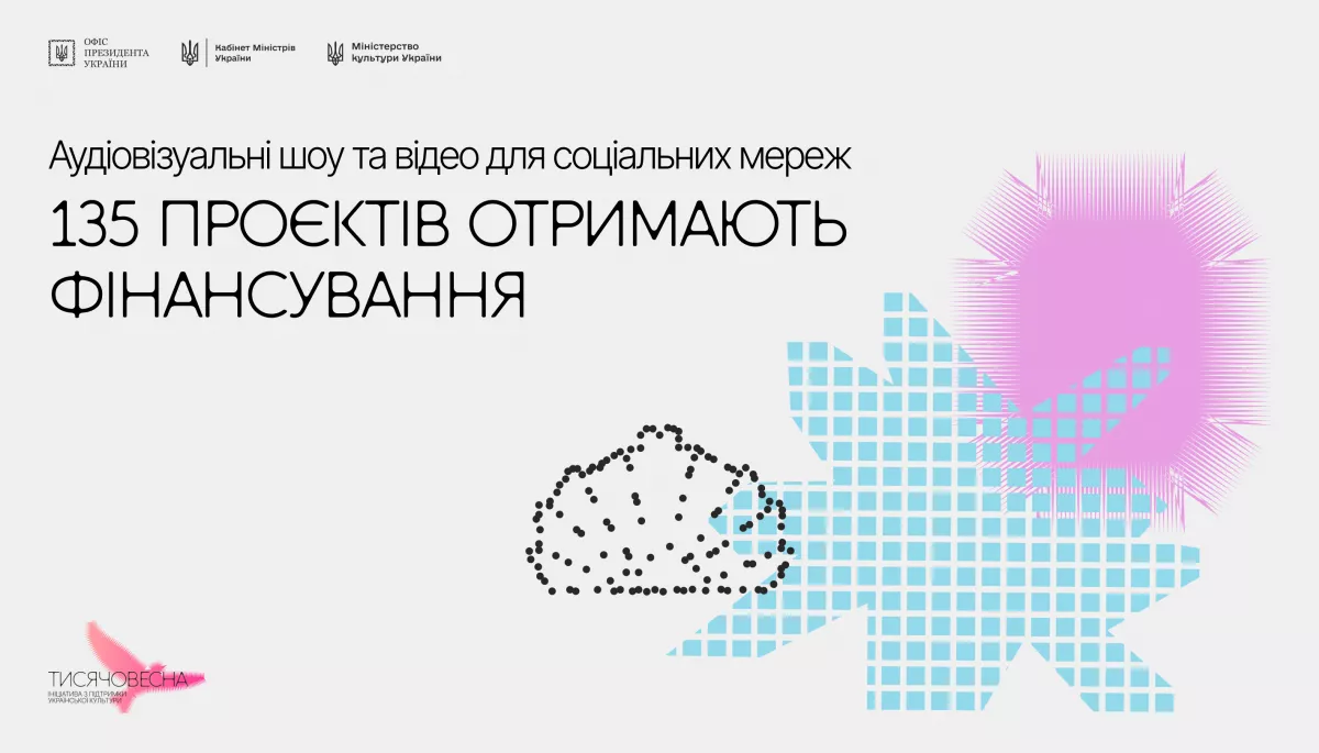Мінкульт оголосив результати &laquo;Тисячовесни&raquo; за напрямом аудіовізуальних шоу та відео для соцмереж
